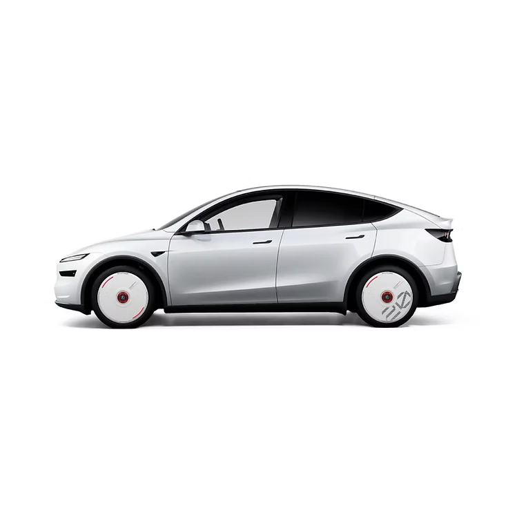 HALODISC 2 Wheel Covers for Tesla | Custom Numbers