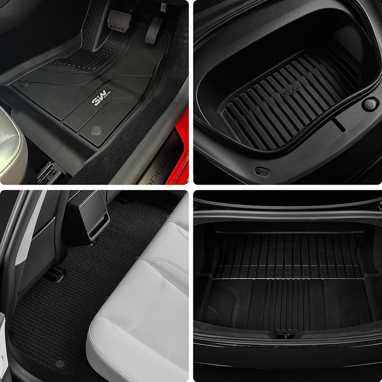3W全TPE雙層防水靜音腳墊Model 3 Highland 2024+(現貨)