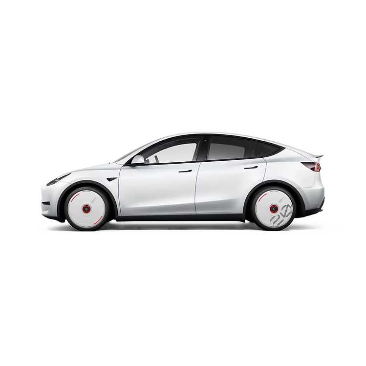 HALODISC 2 Wheel Covers for Tesla | Custom Numbers