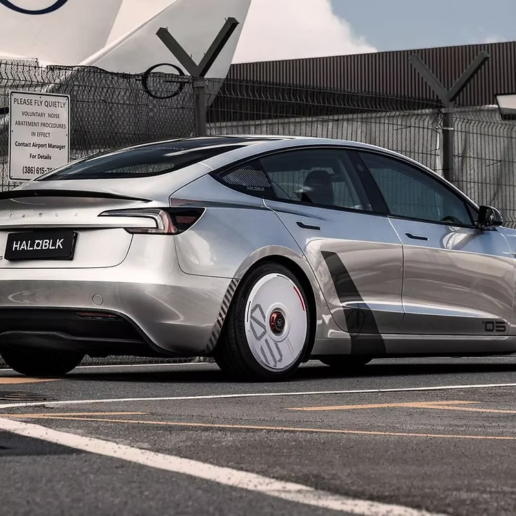 HALODISC 2 Wheel Covers for Tesla | Custom Numbers