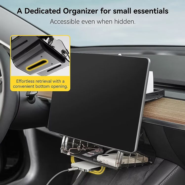 3W Under Screen Storage Organizer For Tesla Model 3 Highland 24+/ Y Juniper 25+