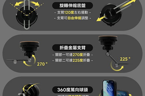 Jowua Active Cooling Tesla Compatible Phone Mount (S/3/X/Y/Cybertruck)