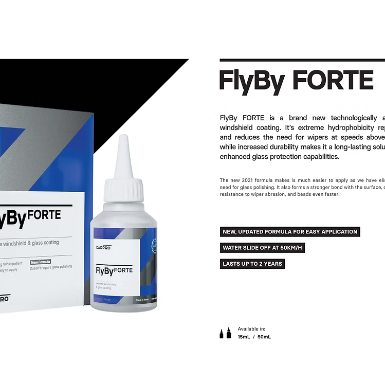 Carpro FlyBy FORTE Glass Coating 玻璃鍍膜(兩年期)