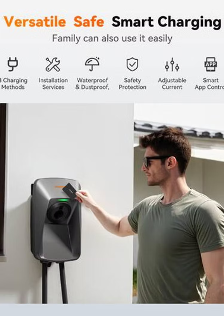 WolfBox D Series 充電器 單相/三相 32A 帶7米槍(商業用版本)