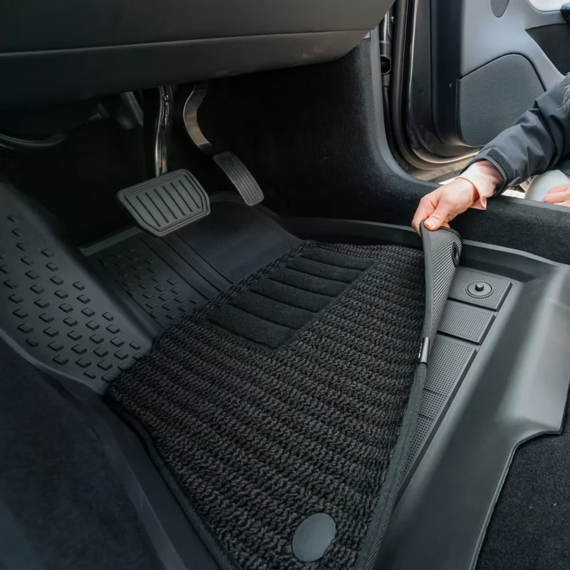 3W全TPE雙層防水靜音腳墊Tesla Model Y Juniper 2025+(現貨)