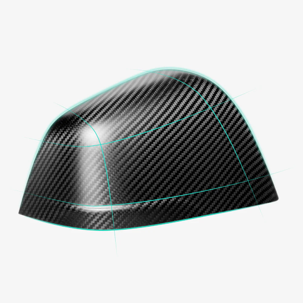 HALOBLK Tesla Model 3/Y 碳纖維側視鏡蓋