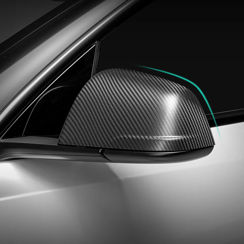 HALOBLK Tesla Model 3/Y 碳纖維側視鏡蓋