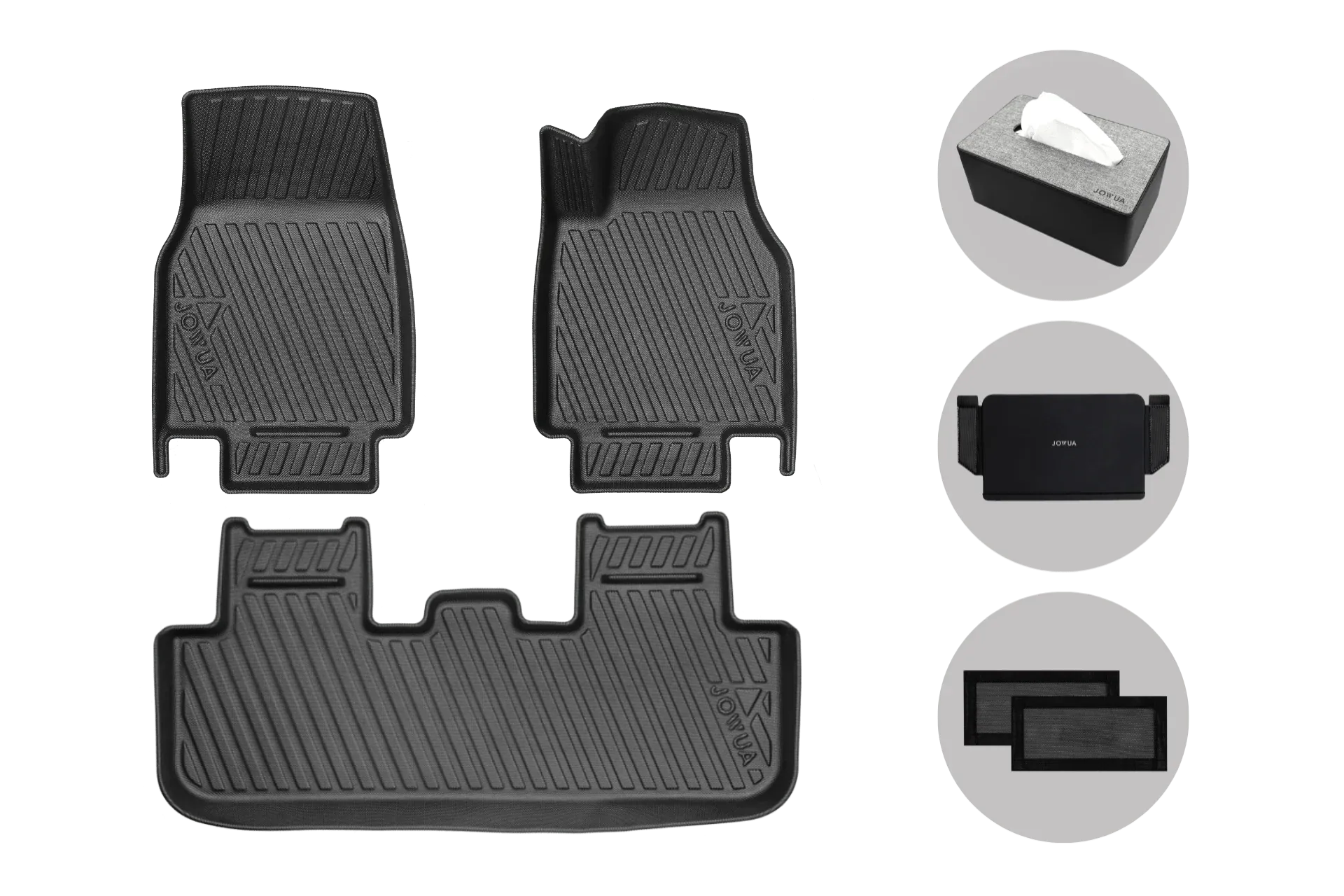 Jowua All-Weather Floor Liners Combo - Model Y Juniper 2025+ (Right Hand Drive V