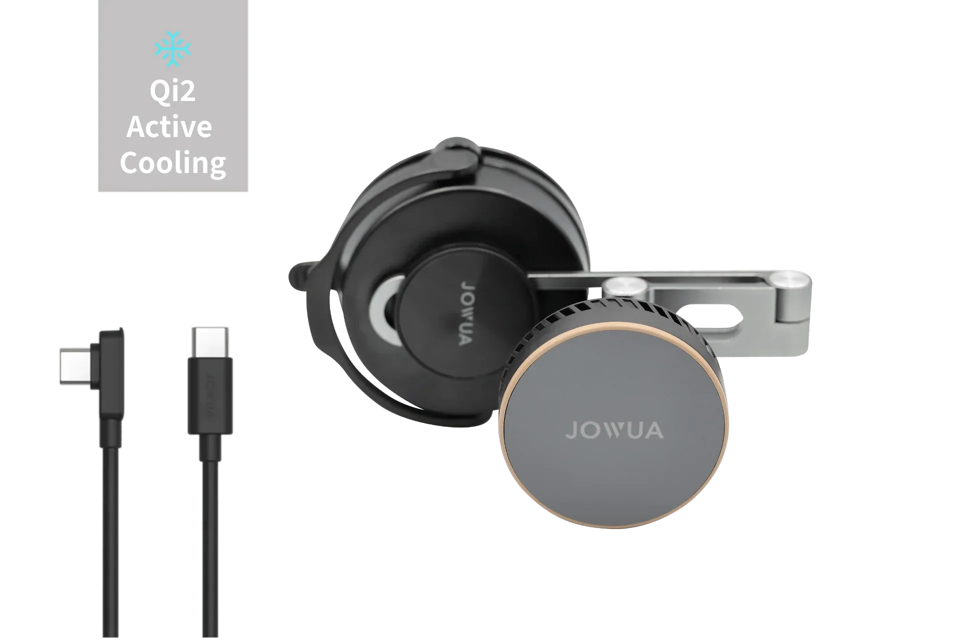 Jowua Active Cooling Tesla Compatible Phone Mount (S/3/X/Y/Cybertruck)