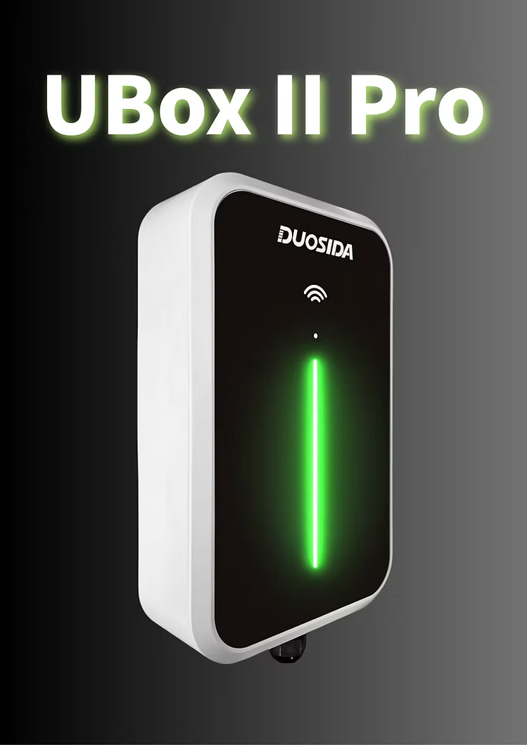Duosida UBOX II Pro 22kw 單相/三相 32A Wall Box 充電器 帶 WIFI/藍芽/4G/LAN