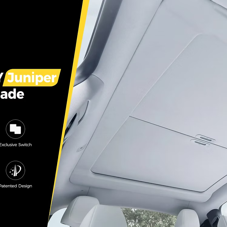 3W 遮陽天幕Sunroof Sunshade for Tesla Model Y Juniper 2025+/ Model 3 Highland 2024+