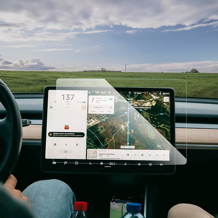 3W Tempered Glass Screen Protector For Tesla Model 3 Highland 24+/ Y Juniper 25+