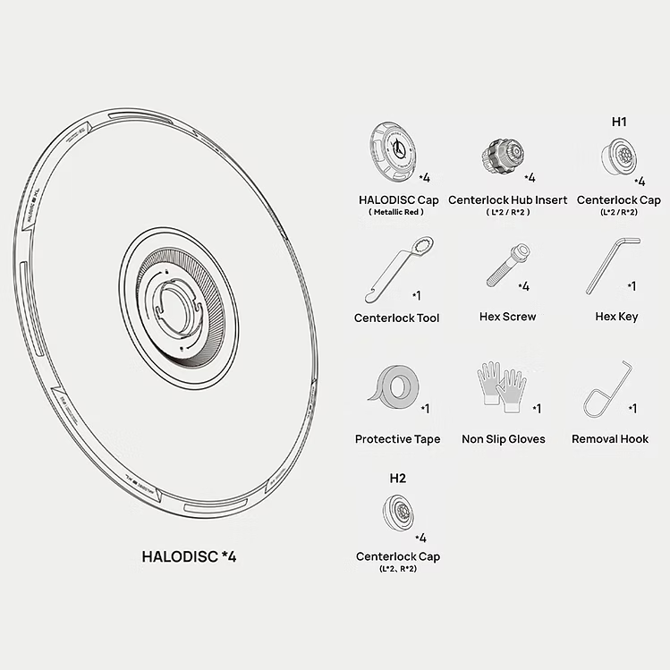 HALODISC 2 Wheel Covers for Tesla | Custom Numbers