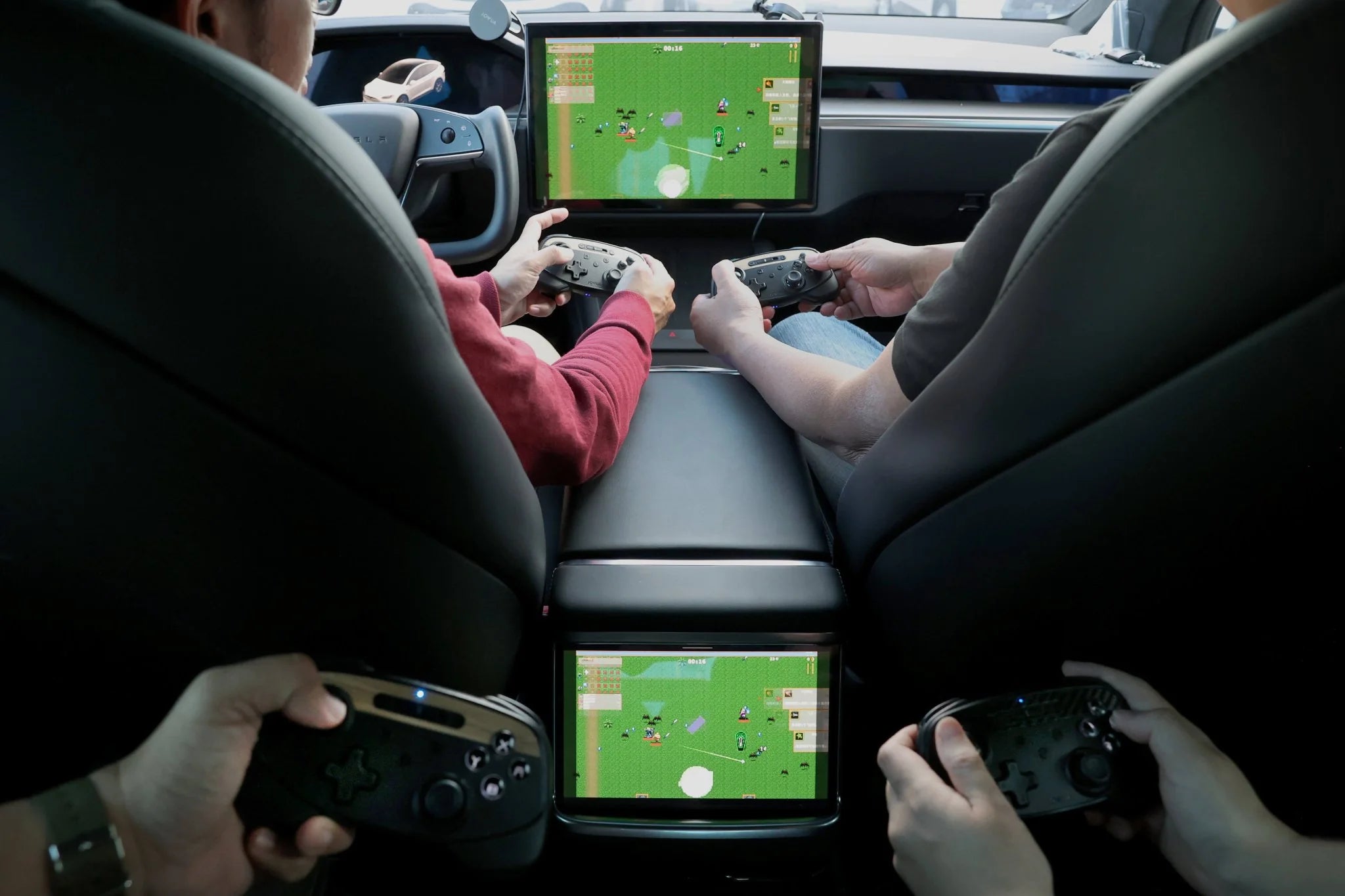 Jowua Tesla Gaming Controller - (Wireless Charging)