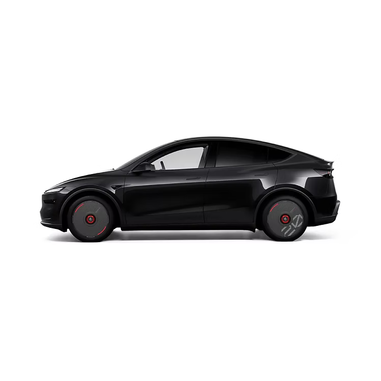 HALODISC 2 Wheel Covers for Tesla | Custom Numbers