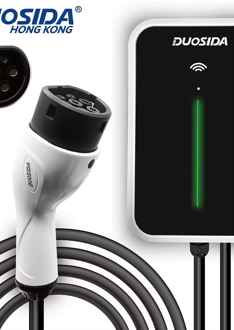Duosida UBOX II Pro 22kw 單相/三相 32A Wall Box 充電器 帶 WIFI/藍芽/4G/LAN