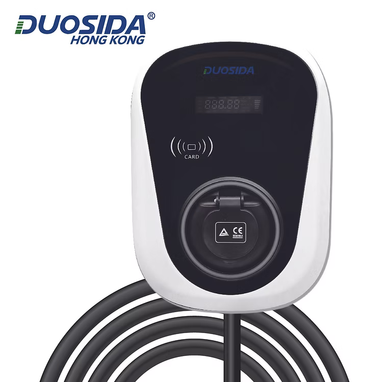 Duosida (商用版)三相32A Wall Box 充電器 帶WIFI, RFID Option GPRS/4G OCPP 1.6, 藍牙 插座式
