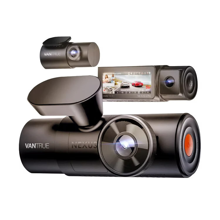 Vantrue NEXUS 4 PRO (N4PRO) 4K 3CH 3鏡頭車Cam行車紀錄儀連安裝(香港行貨)