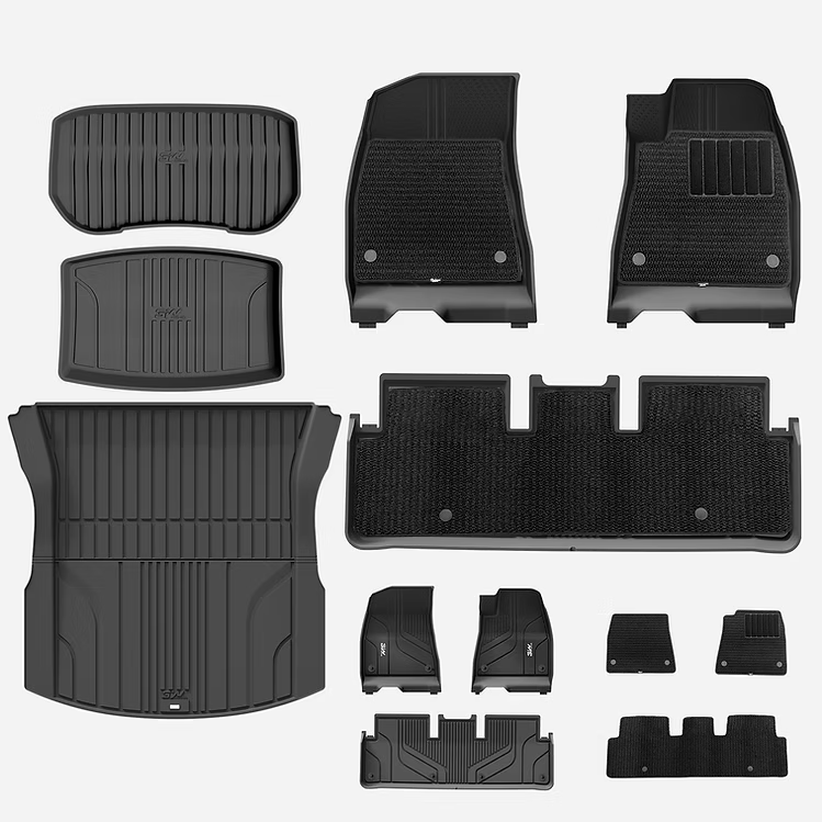 3W全TPE雙層防水靜音腳墊Model 3 Highland 2024+(現貨)