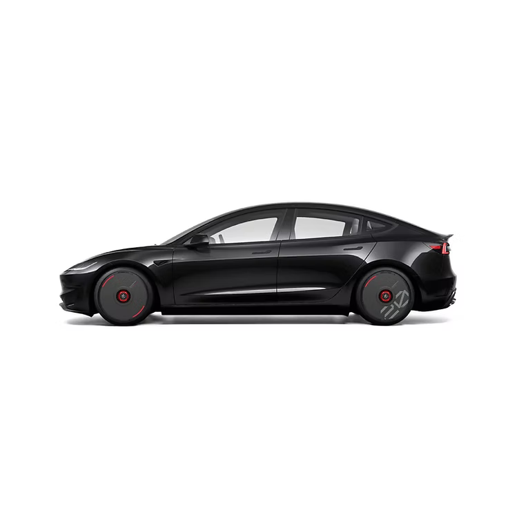 HALODISC 2 Wheel Covers for Tesla | Custom Numbers