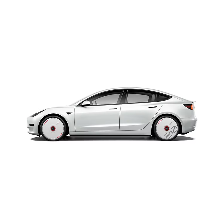HALODISC 2 Wheel Covers for Tesla | Custom Numbers