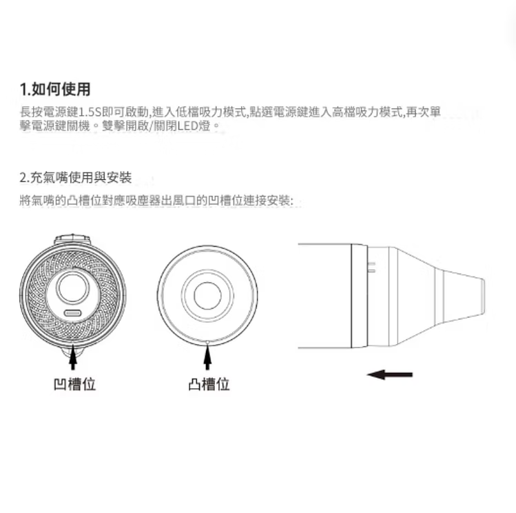 3W 迷你吸塵機Pro版(12500Pa)